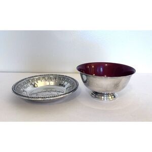 Vintage Reed & Barton Silver Plated Dish and Bowl